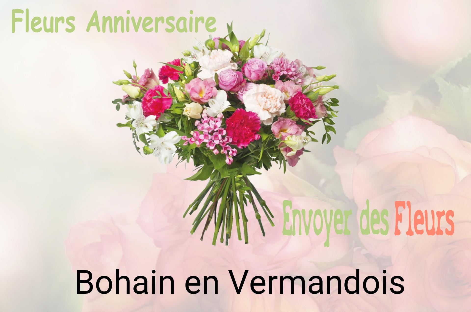 Bouquet de fleurs d’anniversaire livré à Bohain-en-Vermandois