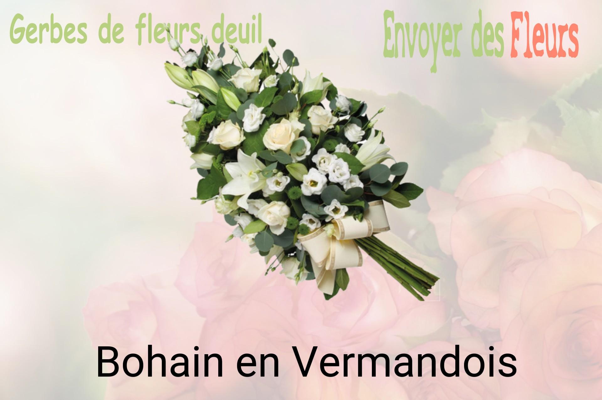 Gerbe de fleurs de deuil livrée à Bohain-en-Vermandois